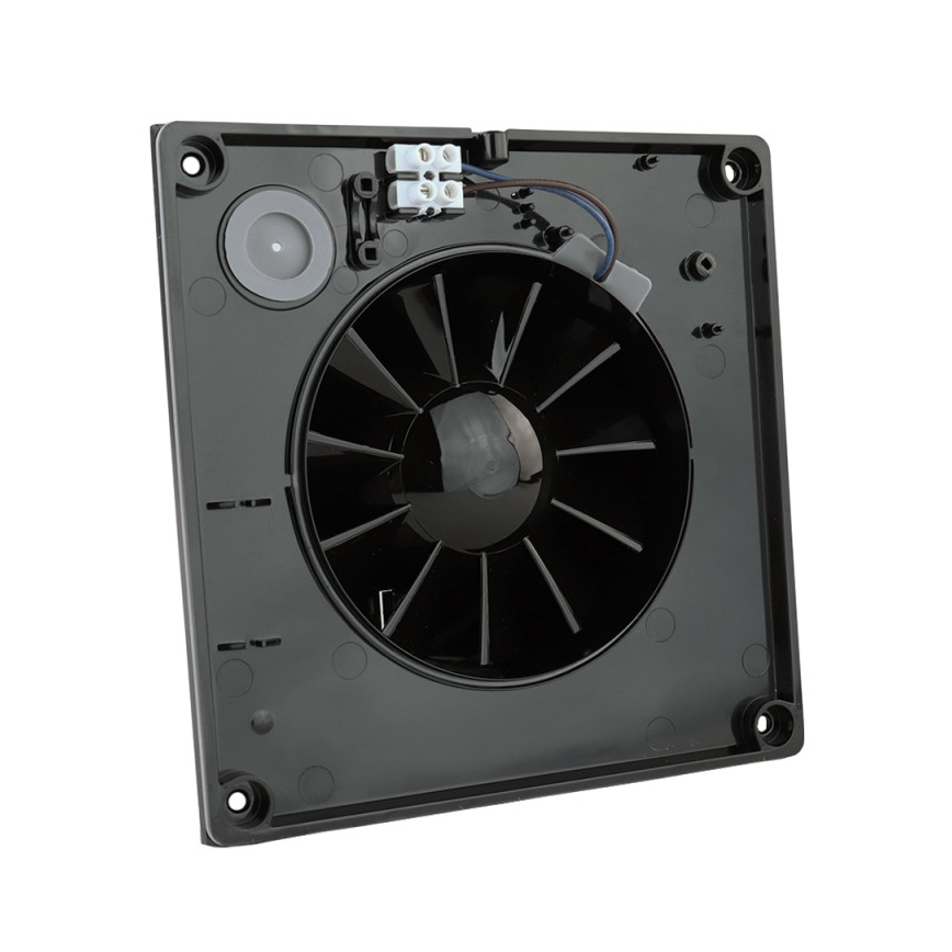 Dalap 41096ZW - Axiálny ventilátor s časovačom 125 DARK ZW 10W/230V