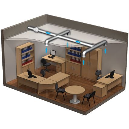 Dalap 8207 - Axiálny ventilátor AP PROFI 125 29W/230V