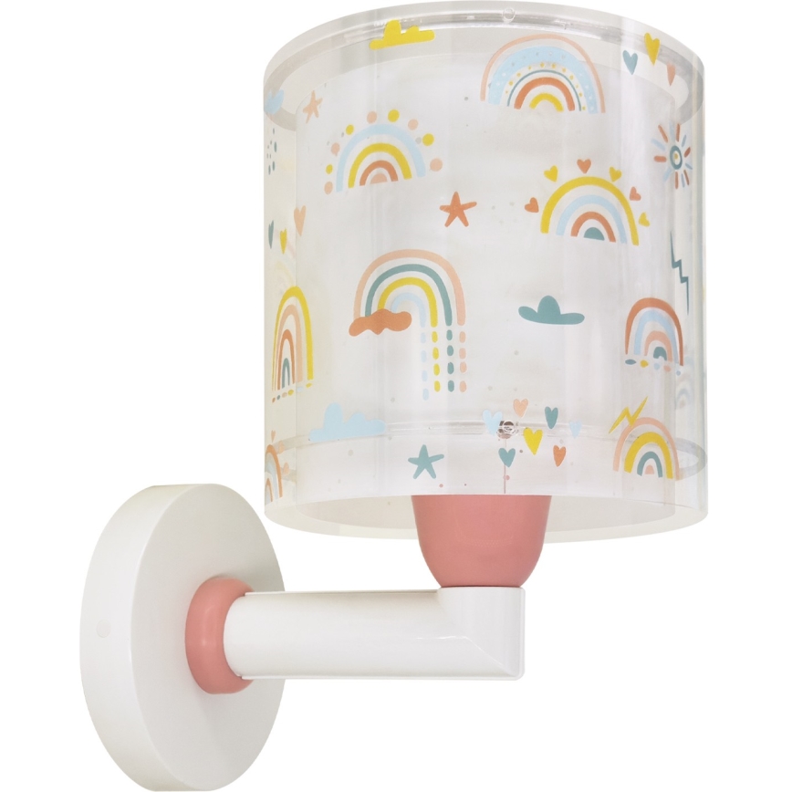 Dalber 41199 - Detská nástenná lampa RAINBOW 1xE27/15W/230V pestrofarebná
