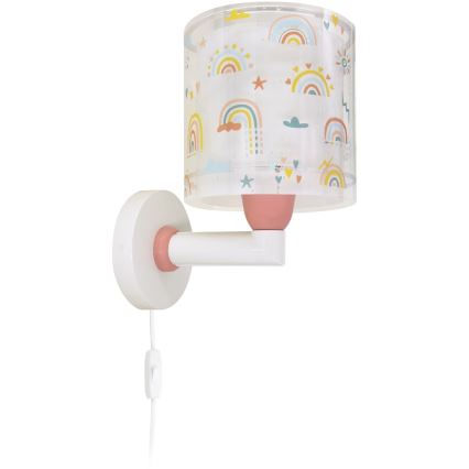 Dalber 41199 - Detská nástenná lampa RAINBOW 1xE27/15W/230V pestrofarebná