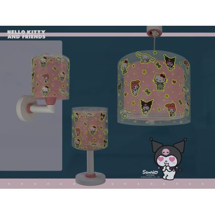 Dalber 41251 - LED detská lampička HELLO KITTY&FRIENDS 1xG4/4W/230V ružová