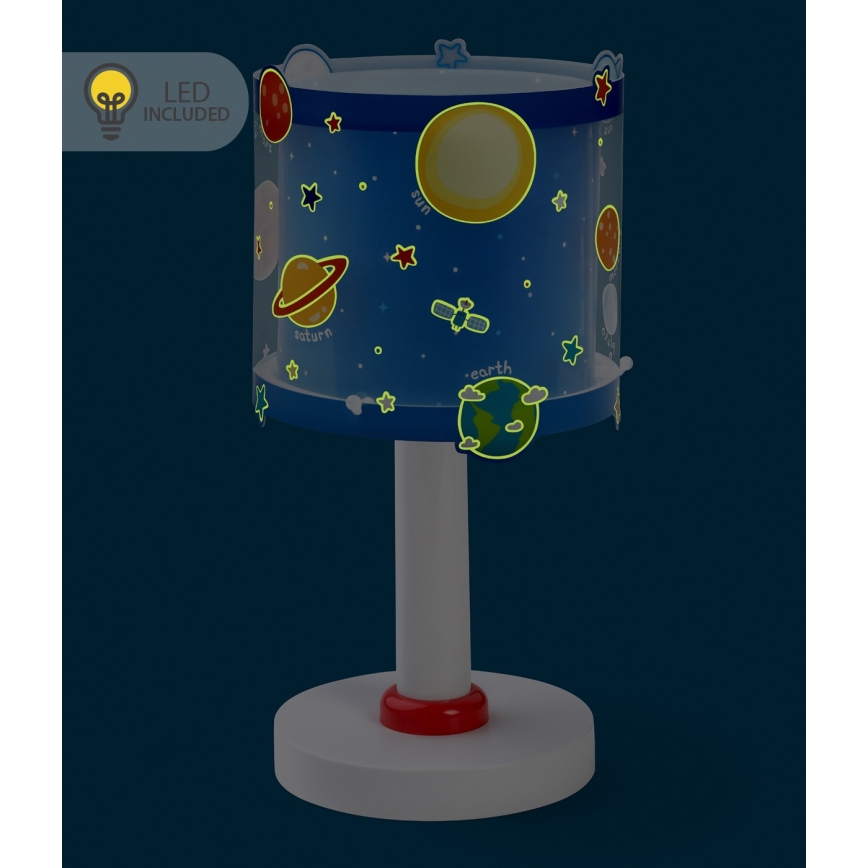 Dalber 41341N - LED detská lampička PLANETS 1xG4/4W/230V modrá