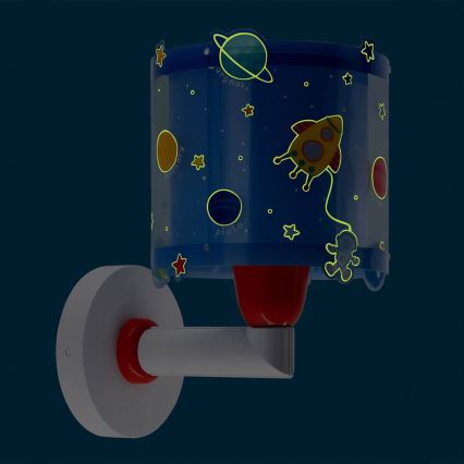 Dalber 41349 - Detské nástenné svietidlo PLANETS 1xE27/15W/230V