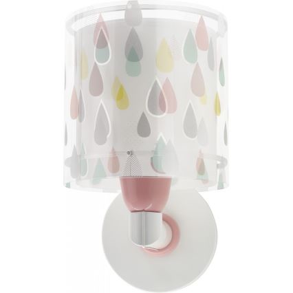 Dalber 41439 - Detské nástenné svietidlo COLOR RAIN 1xE27/60W/230V