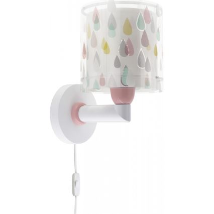 Dalber 41439 - Detské nástenné svietidlo COLOR RAIN 1xE27/60W/230V