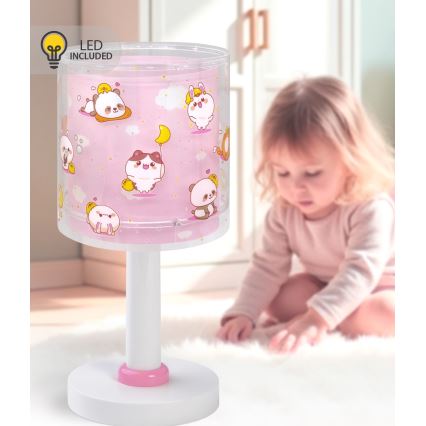 Dalber 41761S - LED detská lampička KAWAII FRIENDS 1xG4/4W/230V ružová