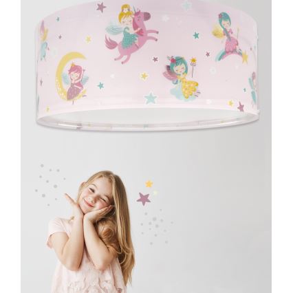 Dalber 42496 - Detské stropné svietidlo FAIRY DREAMS 2xE27/15W/230V