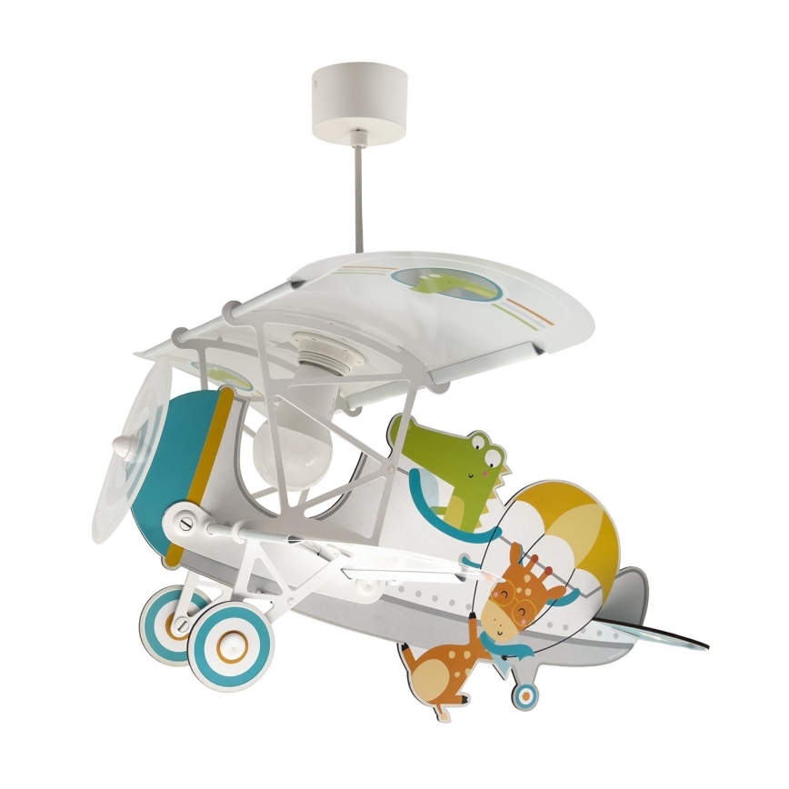 Dalber 54542 - Detský luster LITTLE CROCODILE 1xE27/15W/230V