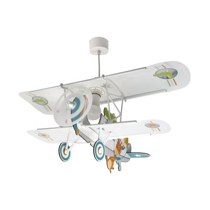 Dalber 54542 - Detský luster LITTLE CROCODILE 1xE27/15W/230V