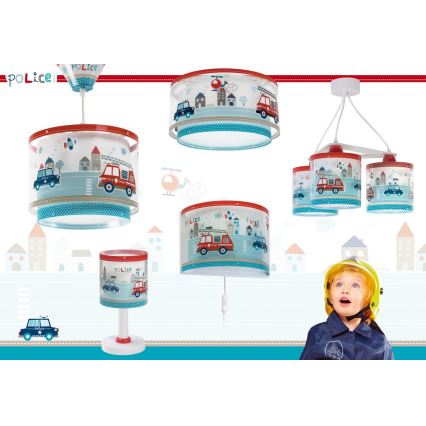 Dalber 60611N - LED detská lampička POLICE 1xG4/4W/230V pestrofarebná