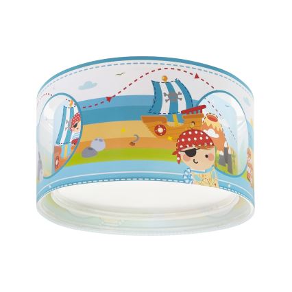 Dalber 60656 - Detské stropné svietidlo PIRATE ISLAND 2xE27/15W/230V