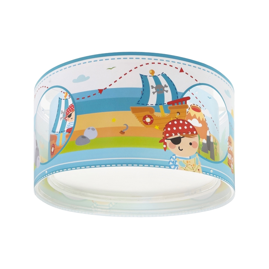 Dalber 60656 - Detské stropné svietidlo PIRATE ISLAND 2xE27/15W/230V