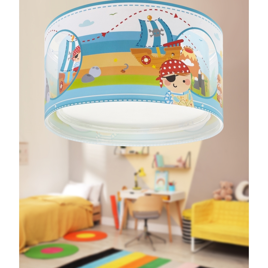 Dalber 60656 - Detské stropné svietidlo PIRATE ISLAND 2xE27/15W/230V