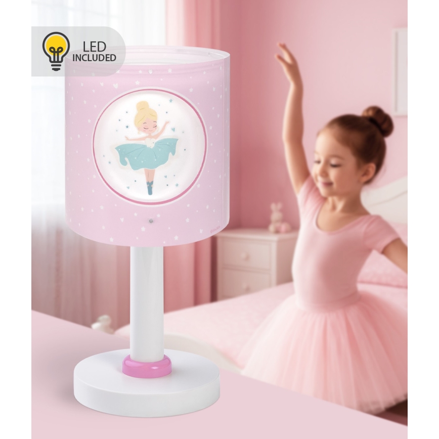 Dalber 60911 - LED detská lampička PRINCESS DANCE 1xG4/4W/230V ružová