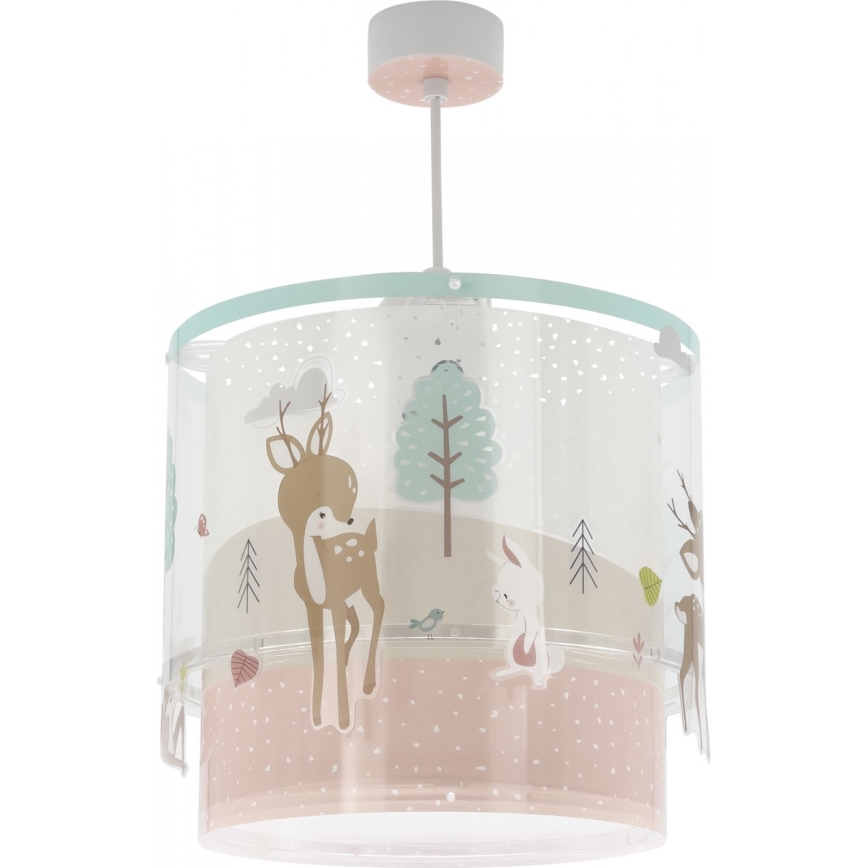 Dalber 61272 - Detský luster LOVING DEER 1xE27/60W/230V