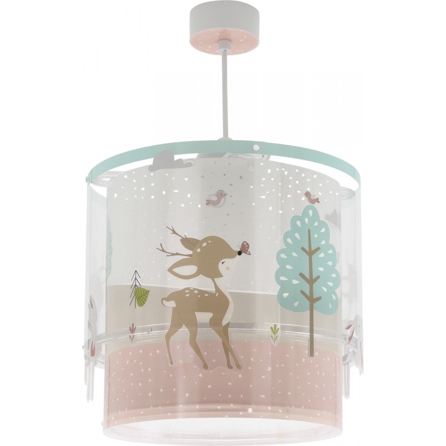 Dalber 61272 - Detský luster LOVING DEER 1xE27/60W/230V