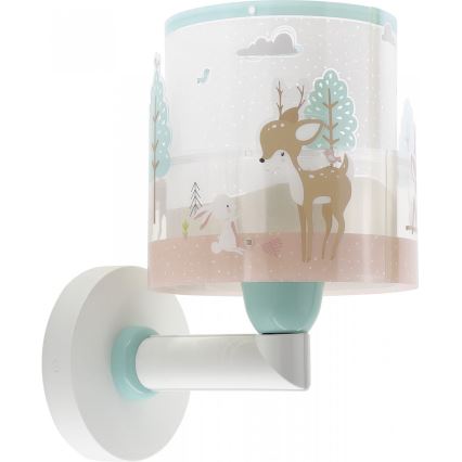 Dalber 61279 - Detské nástenné svietidlo LOVING DEER 1xE27/60W/230V