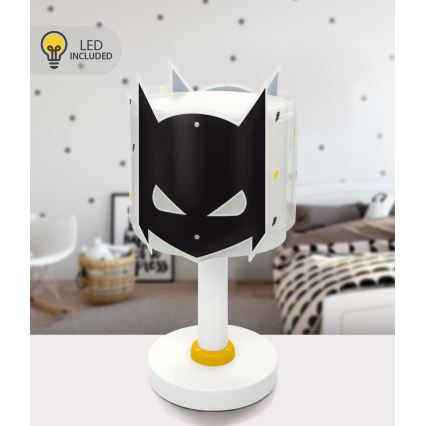 Dalber 61801N - LED Detská lampička DARK HERO 1xG4/4W/230V biela/čierna
