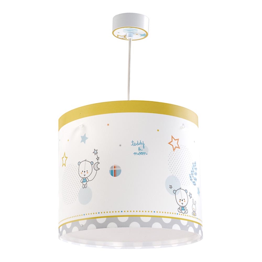 Dalber 62482 - Detský luster TEDDY & MOON 1xE27/60W/230V