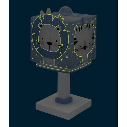 Dalber 63111NT - LED Detská lampička BABY JUNGLE 1xG4/4W/230V modrá