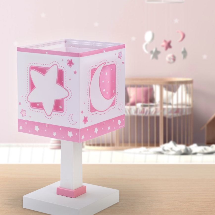 Dalber 63231NS - LED detská lampička MOONLIGHT 1xG4/4W/230V ružová