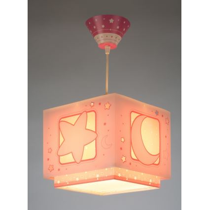 Dalber 63232S - Detský luster na lanku MOON LIGHT 1xE27/60W/230V