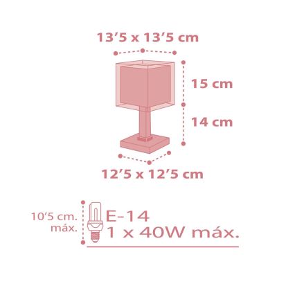 Dalber 63261S - Detská lampička KOALA 1xE14/40W/230V