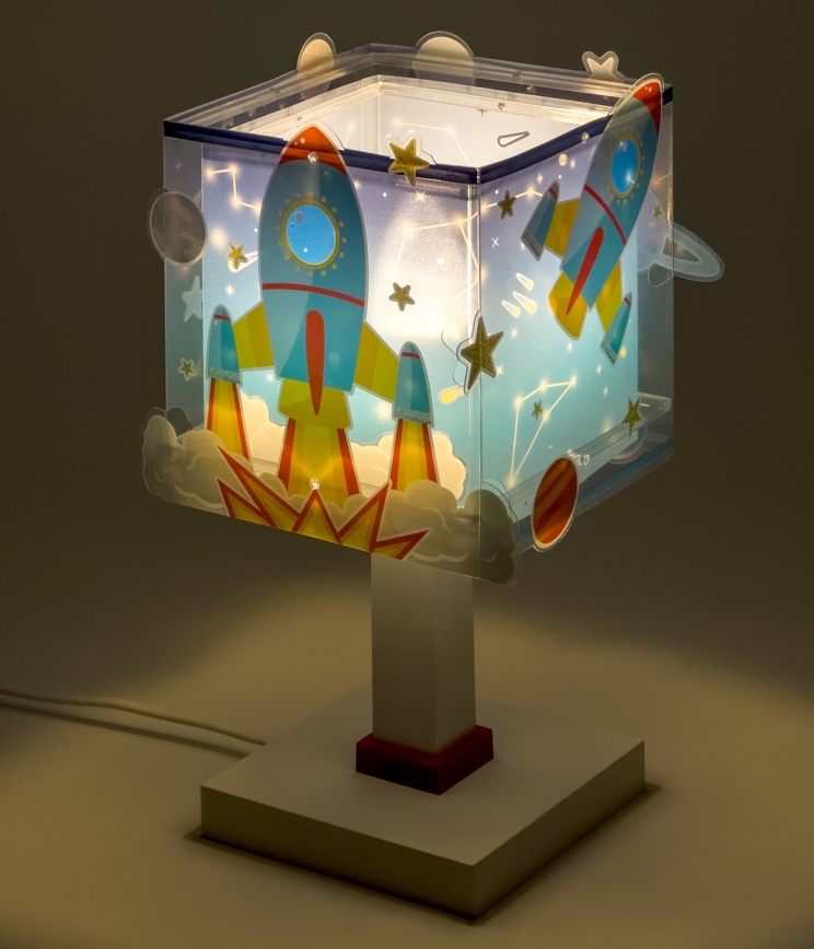 Dalber 63351N - LED Detská lampička ROCKET 1xG4/4W/230V pestrofarebná