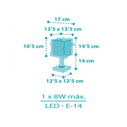 Dalber 63351N - LED Detská lampička ROCKET 1xG4/4W/230V pestrofarebná