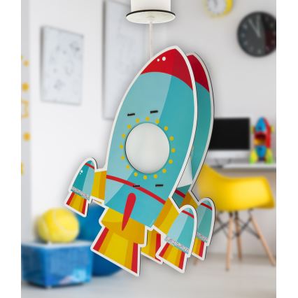 Dalber 63357 - Detský luster ROCKET 1xE27/15W/230V