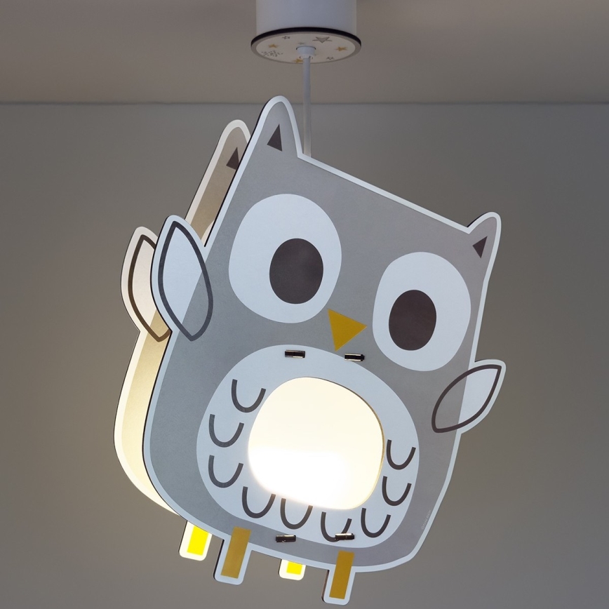 Dalber 63397 - Detský luster OWL 1xE27/15W/230V
