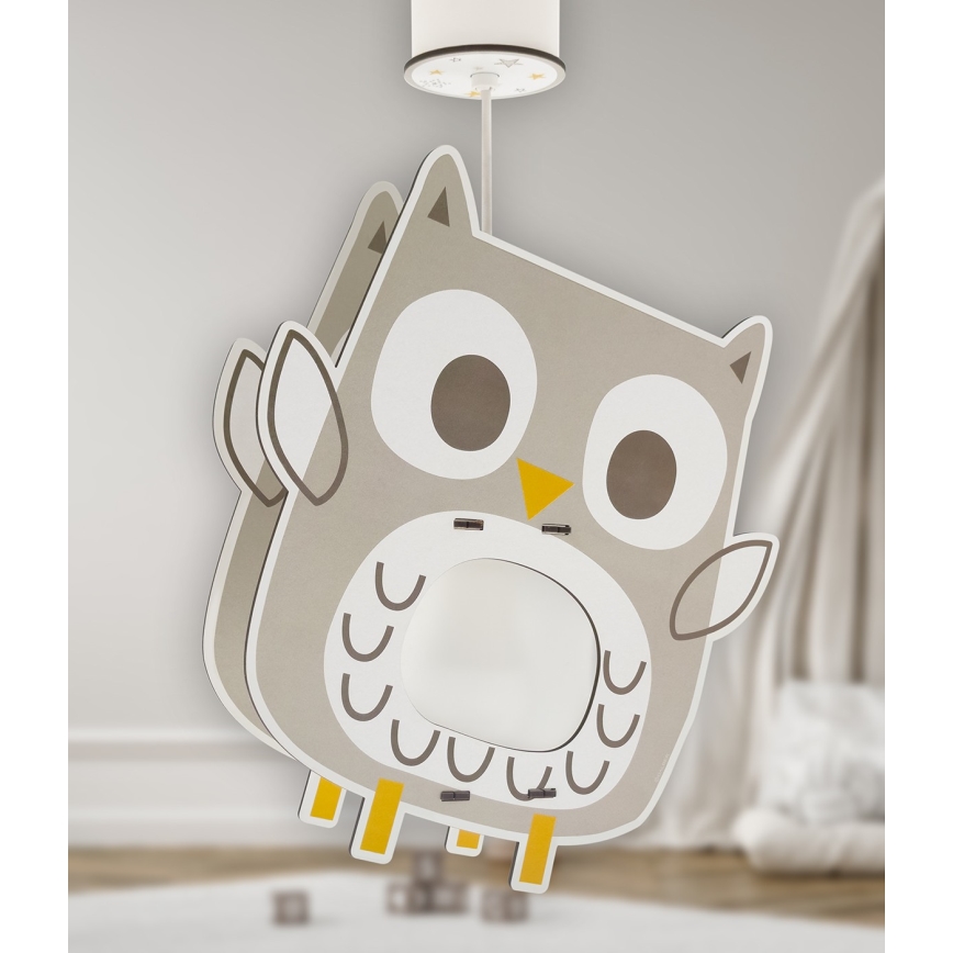 Dalber 63397 - Detský luster OWL 1xE27/15W/230V