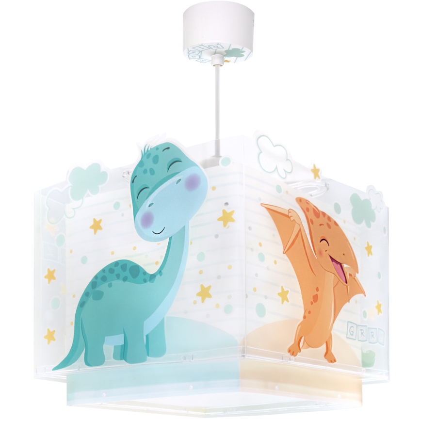 Dalber 63452 - Detský luster BABY DINOS 1xE27/15W/230V pestrofarebný