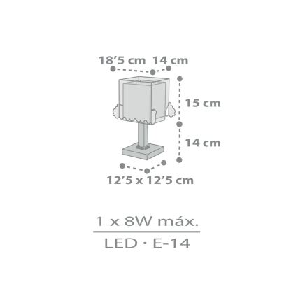 Dalber 63531N - LED detská lampička TRAIN 1xG4/4W/230V pestrofarebná