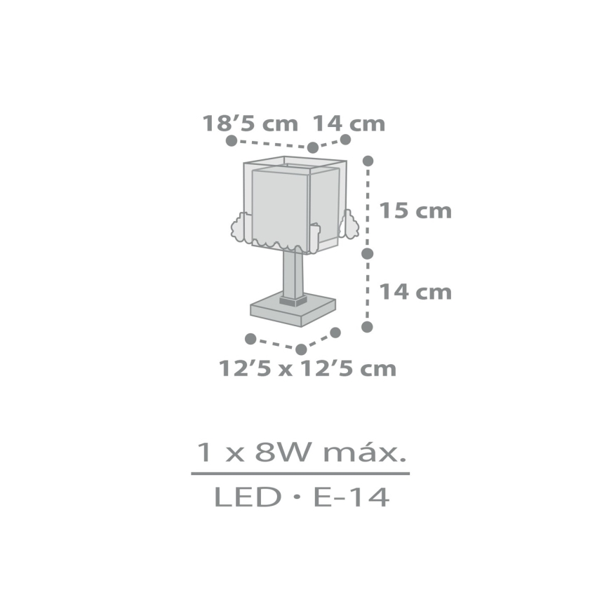 Dalber 63531N - LED detská lampička TRAIN 1xG4/4W/230V pestrofarebná