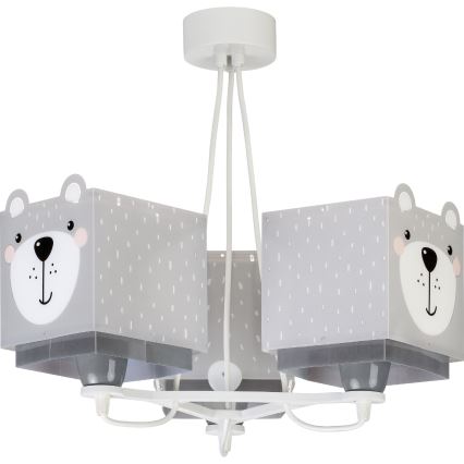 Dalber 64577 - Detský luster LITTLE TEDDY 3xE27/60W/230V