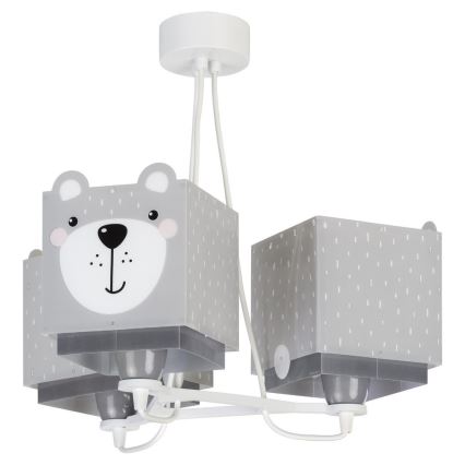 Dalber 64577 - Detský luster LITTLE TEDDY 3xE27/60W/230V