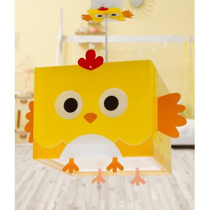 Dalber 64642 - Detský luster LITTLE CHICKEN 1xE27/15W/230V