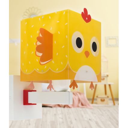 Dalber 64649 - Detské nástenné svietidlo LITTLE CHICKEN 1xE27/15W/230V