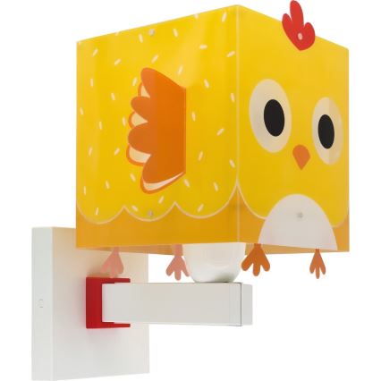 Dalber 64649 - Detské nástenné svietidlo LITTLE CHICKEN 1xE27/15W/230V