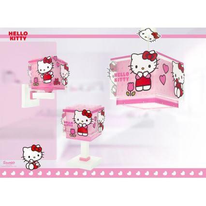 Dalber 73269 - Detské nástenné svietidlo HELLO KITTY 1xE27/15W/230V ružové