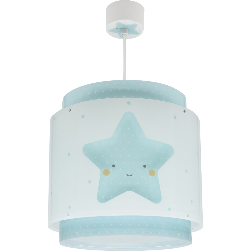 Dalber 76012T - Detský luster BABY DREAMS 1xE27/15W/230V modrá