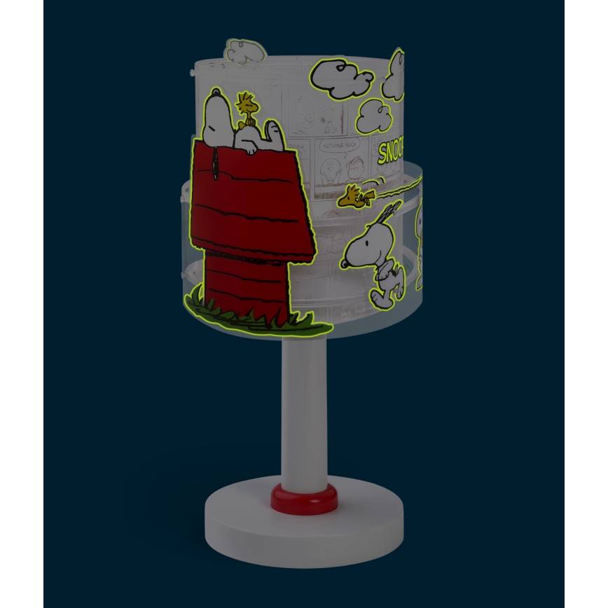 Dalber 76301 - LED detská lampička SNOOPY 1xG4/4W/230V biela/červená