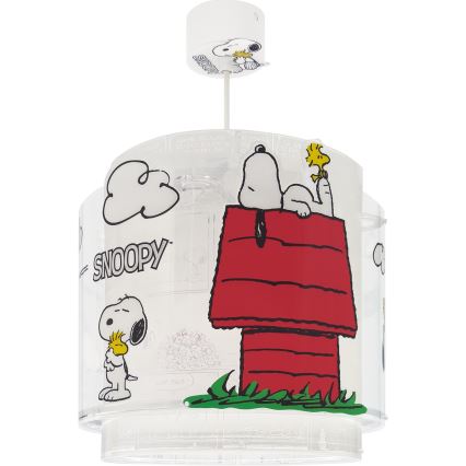 Dalber 76302 - Detský luster SNOOPY 1xE27/15W/230V biela/červená