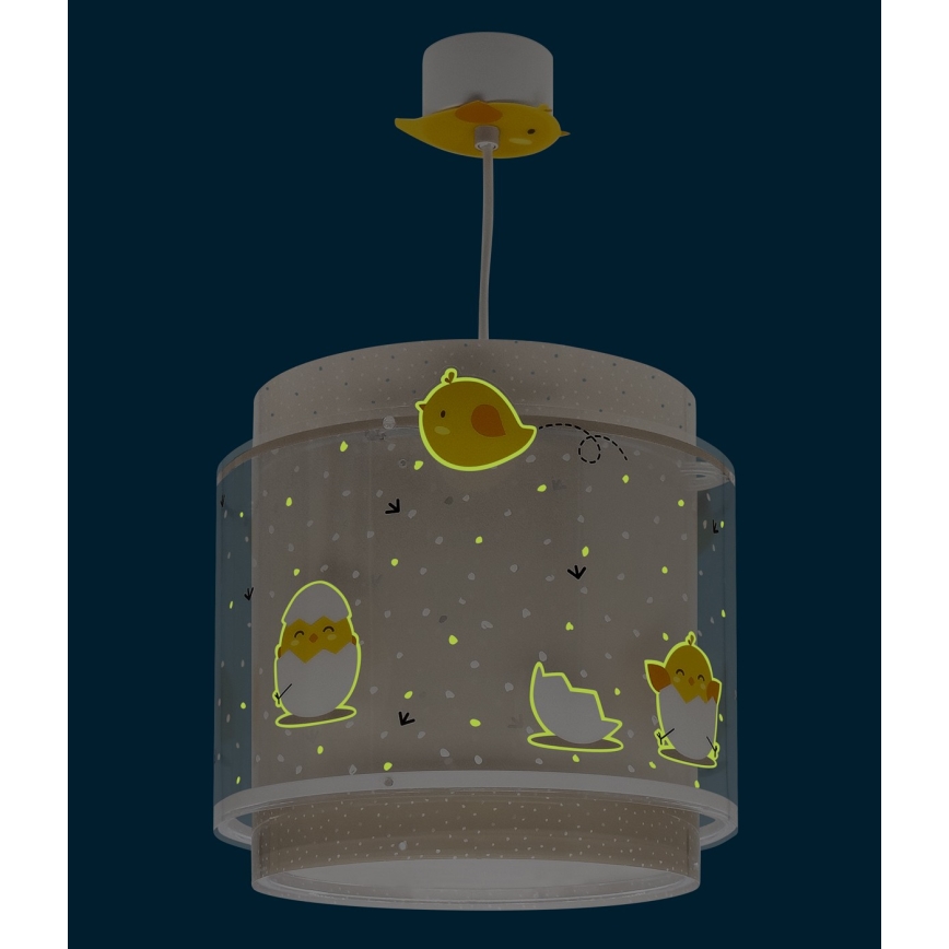 Dalber 76872 - Detský luster BABY CHICK 1xE27/15W/230V