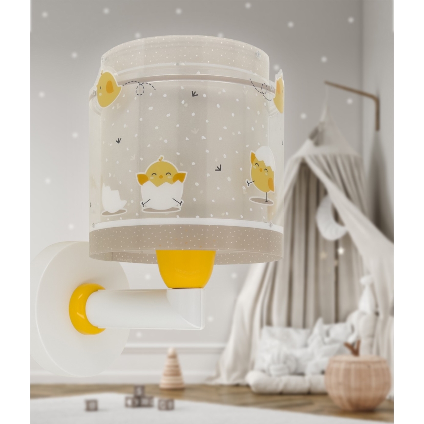 Dalber 76879 - Detské nástenné svietidlo BABY CHICK 1xE27/15W/230V