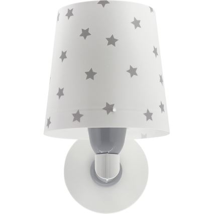 Dalber 82219B - Detské nástenné svietidlo STAR LIGHT 1xE27/60W/230V biela