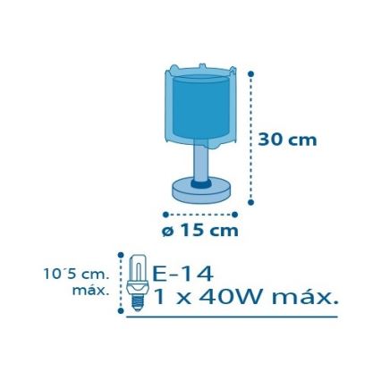 Dalber D-41341 - Detská lampička PLANETS 1xE14/40W/230V