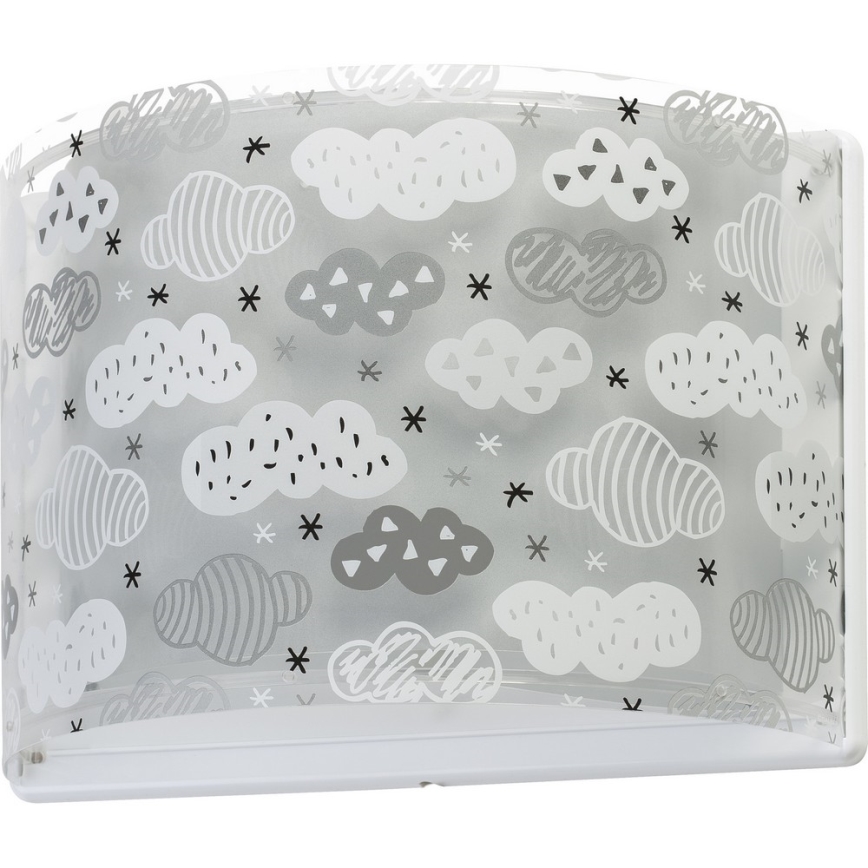 Dalber D-41418E - Detské nástenné svietidlo CLOUDS 1xE27/60W/230V
