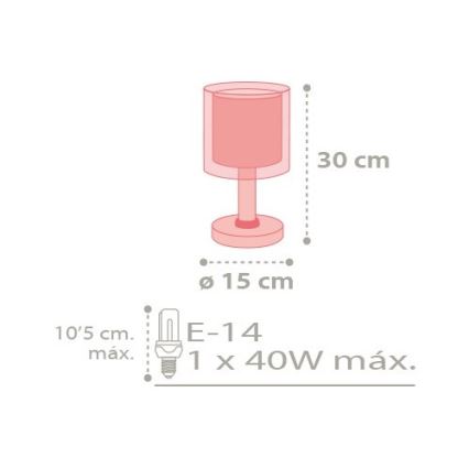 Dalber D-41431 - Detská lampička COLOR RAIN 1xE14/40W/230V